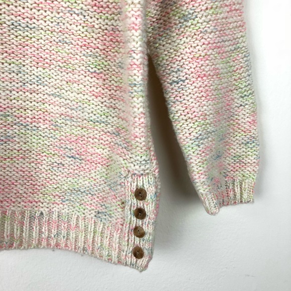 Moth Lambs Wool Pastel Rainbow Knitted Sweater - Picture 2 of 5